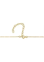 1/10 ct. t.w. Diamond Horseshoe Necklace in 14K Yellow Gold