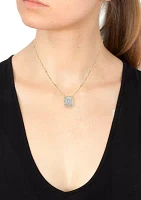 14K Yellow Gold Diamond Necklace