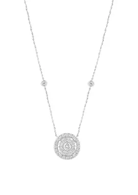 7/8 ct. t.w. Diamond Necklace in 14K White Gold 