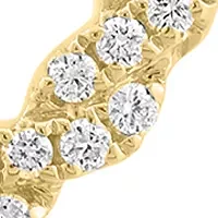 14K Yellow Gold Diamond Necklace 