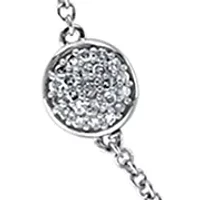 1/2 ct. t.w. Diamond Tincup Necklace in Sterling Silver