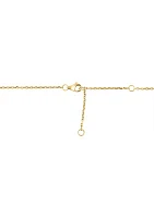 1/4 ct. t.w. Diamond Heart Pendant Necklace in 14K Yellow Gold 