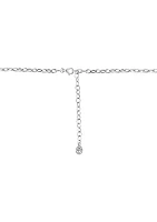 3/4 ct. t.w. Lab Created Diamond Halo Pendant Necklace in 14K White Gold