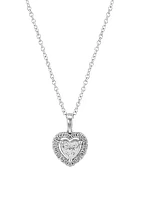 5/8 ct. t.w. Lab Created Diamond Heart Shaped Pendant Necklace