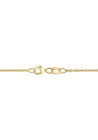 Lab Grown Diamond and Emerald Pendant Necklace in 14K Yellow Gold