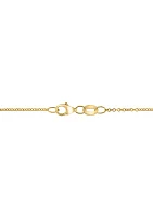 Diamond and Natural Emerald Pendant Necklace in 14K Yellow Gold