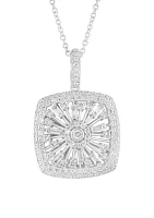 7/8 ct. t.w. Diamond Pendant Necklace in 14K White Gold 