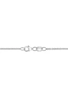 1/10 ct. t.w. Diamond Anchor Pendant Necklace in 14K White Gold