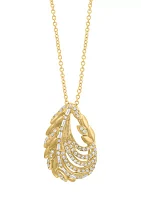 3/8 ct. t.w. Diamond Pendant Necklace in 14K Yellow Gold