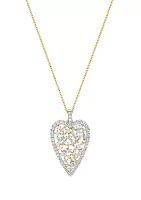 1.64 ct. t.w. Diamond Pendant Necklace in 14K Yellow Gold