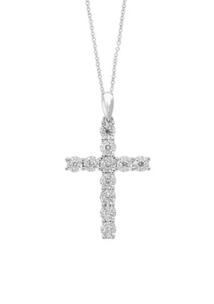 1/2 ct. t.w. Diamond Miracle Necklace in Sterling Silver