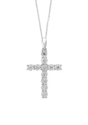 1/2 ct. t.w. Diamond Miracle Necklace in Sterling Silver