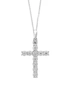 1/2 ct. t.w. Diamond Miracle Necklace in Sterling Silver