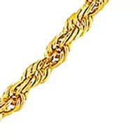 Solid Glitter Chain in 14K Yellow Gold