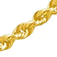 Hollow Glitter Chain in 14K Yellow Gold