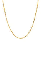 Hollow Glitter Chain in 14K Yellow Gold