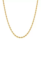 Solid Glitter Chain in 14K Yellow Gold