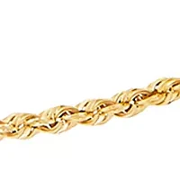 Hollow Ultimate Glitter Chain Necklace in 14K Yellow Gold