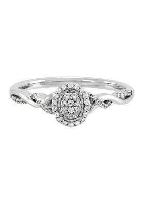 1/5 ct. t.w. Lab Grown Diamond Ring in 14K White Gold