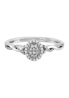 1/5 ct. t.w. Lab Grown Diamond Ring in 14K White Gold