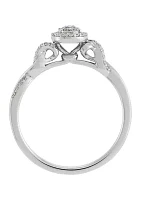 1/5 ct. t.w. Lab Grown Diamond Ring in 14K White Gold