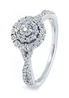 ct. t.w. Diamond Ring 10K White Gold