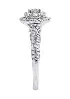 1/2 ct. t.w. Diamond Engagement Ring 10K White Gold