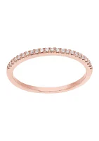 1/10 ct. t.w. Diamond Wedding Ring 10K Rose Gold