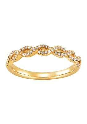 1/5 ct. t.w. Diamond Ring 10K Yellow Gold