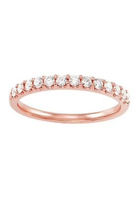 1/3 ct. t.w. Diamond Wedding Ring 10K Rose Gold