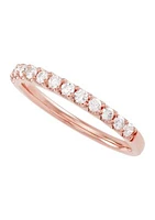 1/3 ct. t.w. Diamond Wedding Ring 10K Rose Gold