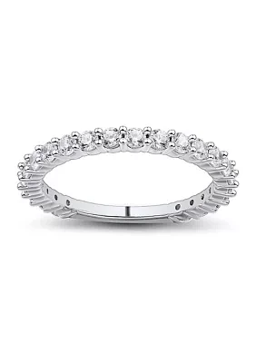 3/4 ct. t.w. Diamond Ring 10K White Gold