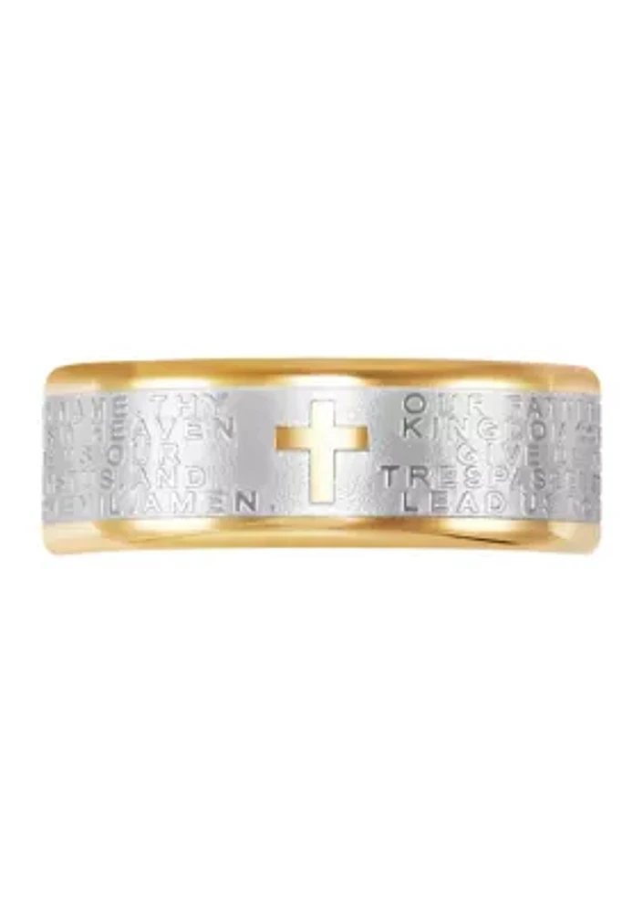 Men's Lord's Prayer Band Stainless Steel