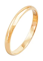 Polished Wedding Band Ring 14k Yellow Gold