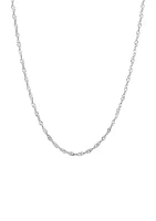 1.35 Millimeter Sparkle Necklace 14K Gold