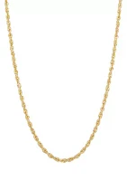 Solid Glitter Chain in 10K Yellow Gold