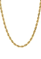 Solid Glitter Chain in 10K Yellow Gold