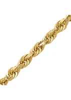 Solid Glitter Chain in 10K Yellow Gold