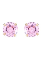 Kids Cubic Zirconia Stud Earrings in 14K Gold