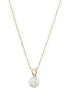 Freshwater Pearl Pendant in 14K Yellow Gold