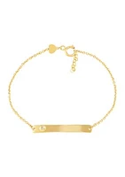 Kids 1/10 ct. t.w. Diamond Accent Bracelet in 14K Yellow Gold