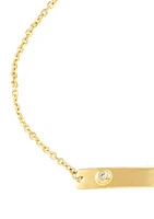 Kids 1/10 ct. t.w. Diamond Accent Bracelet in 14K Yellow Gold