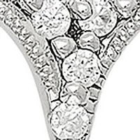 1/4 ct. t.w. Diamond Heart Pendant in 10k White Gold Chain