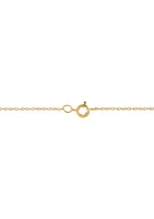 2.1 ct. t.w. Created Sapphire Pendant Necklace in 10K Yellow Gold