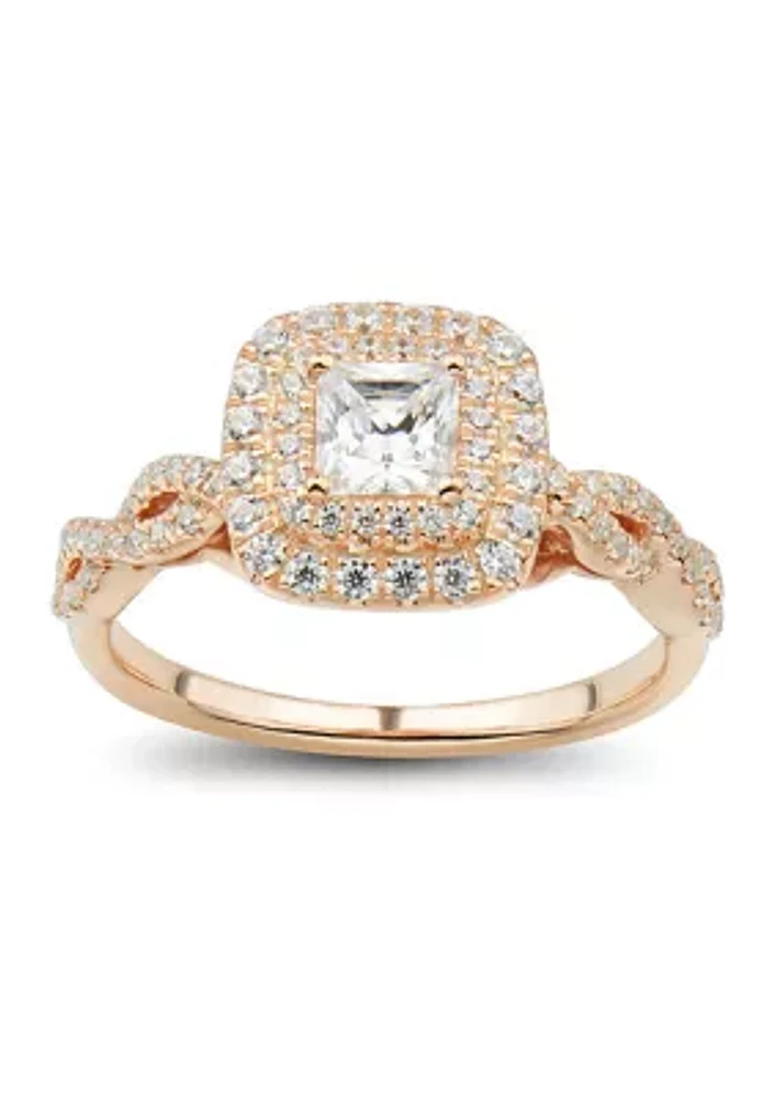 1 ct. t.w. Diamond Engagement Ring in 14K Rose Gold 