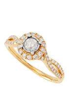 My Forever 1/2 c.t. t.w. Diamond Engagement Ring in 10k Yellow Gold 