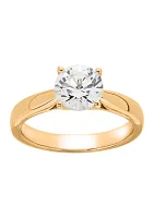 Grown With Love 1 1/2 ct. t.w. Lab Grown Diamond Solitaire Ring in 14K Yellow Gold