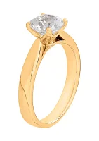 Grown With Love 1 1/2 ct. t.w. Lab Grown Diamond Solitaire Ring in 14K Yellow Gold