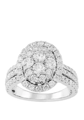 2 ct. t.w. Diamond Ring 10K White Gold