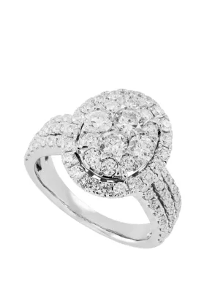 2 ct. t.w. Diamond Ring 10K White Gold